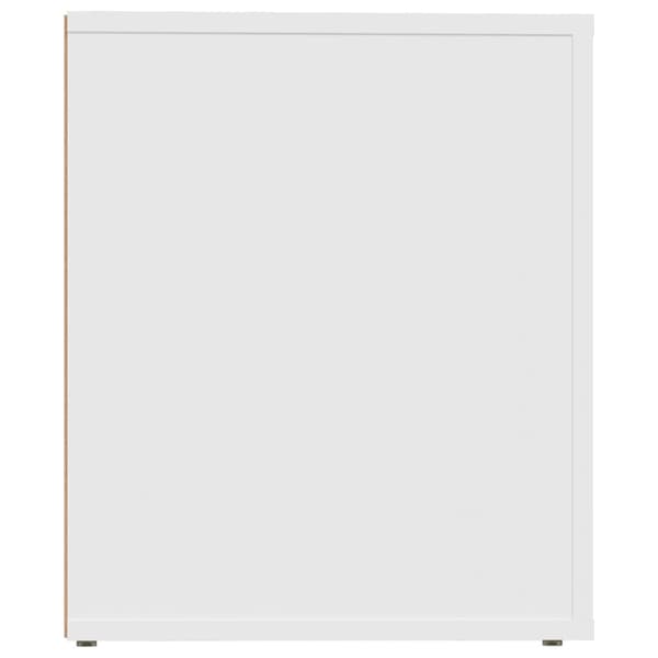 Sängbord 2 st vit 50x39x47 cm