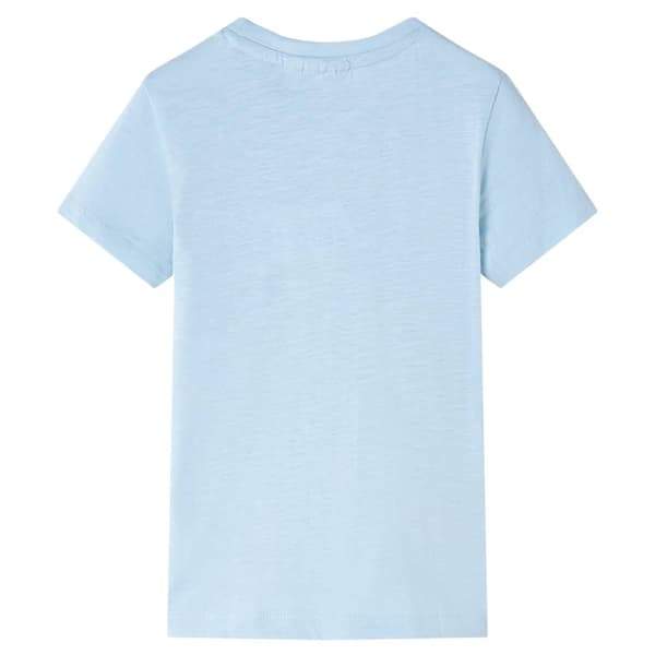 T-shirt för barn ljusblå 140