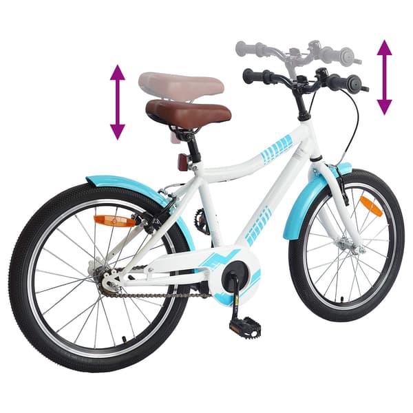 Barncykel 24 Tum för 8-12 år gamla Ljusblå