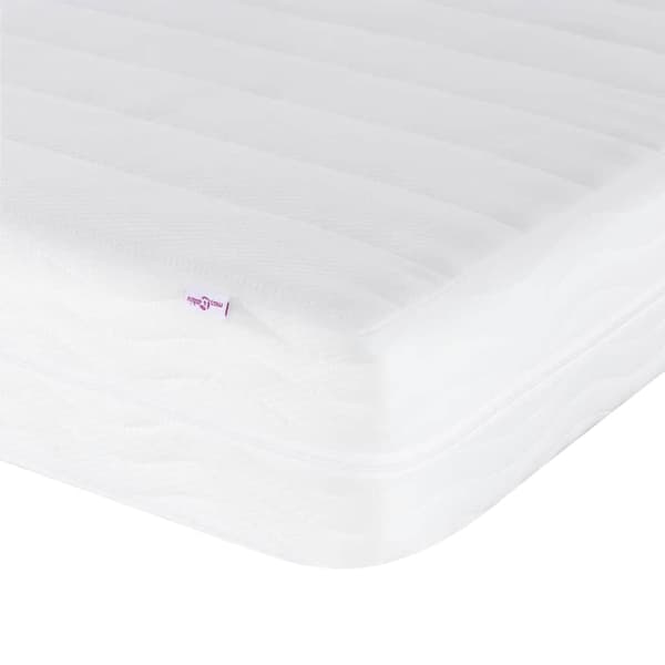 Bed with Mattress "Dover" Blue 120x200 cm Fabric