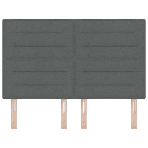 Huvudgavel Mörkgrå 144 cm tyg