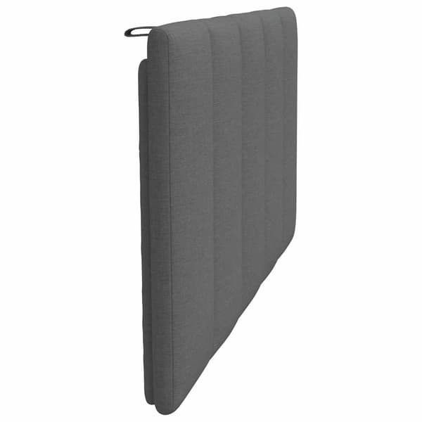 Headboard Cushion "Hanko" Dark Grey 100 cm Fabric
