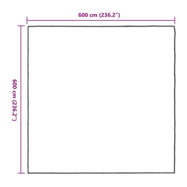 Växtskydd Transparent 6 x 6 m PE