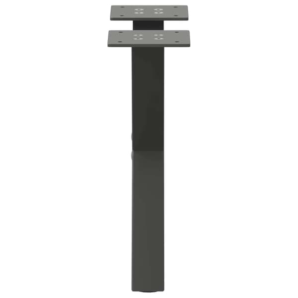 Soffbordsben X-formade 2 st antracit 37x(30-31) cm stål