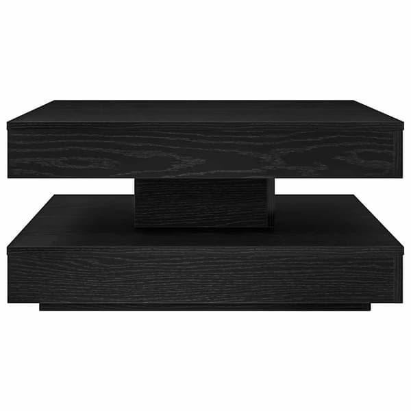 Soffbord 360 grader vridbart svart 70x70x34,5 cm