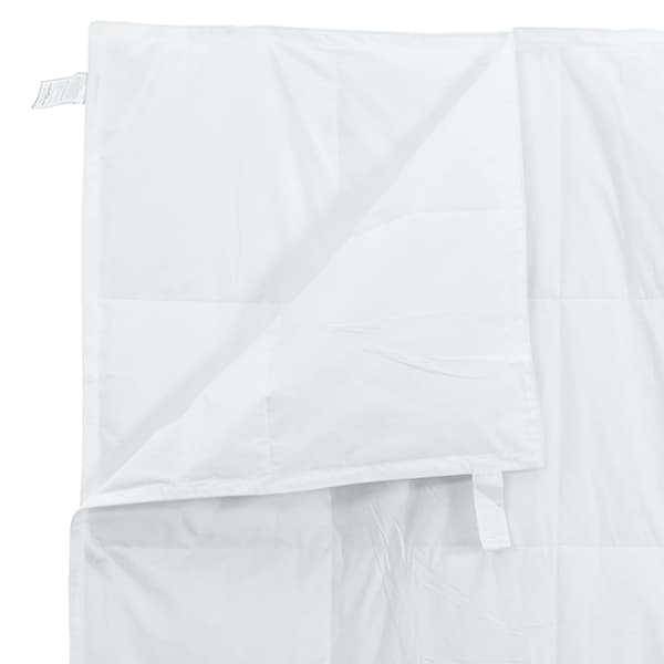 Täckeset med kudde 3 pcs Vit Dunfjäder