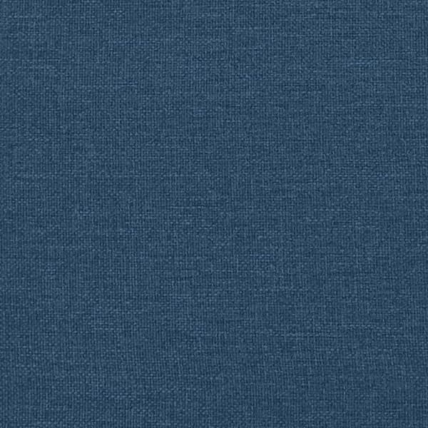 Bed with Mattress "Dover" Blue 90x190 cm Fabric