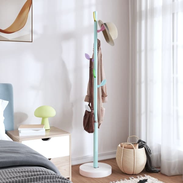 Klädhängare blå 172 cm pulverlackerat järn