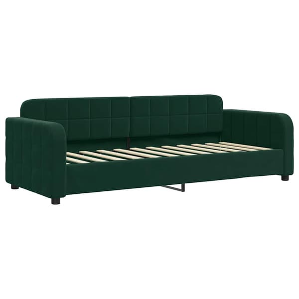 Dagbädd mörkgrön 80x200 cm sammet