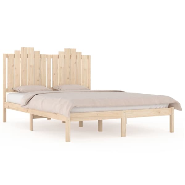 Sängram massiv furu 135x190 cm