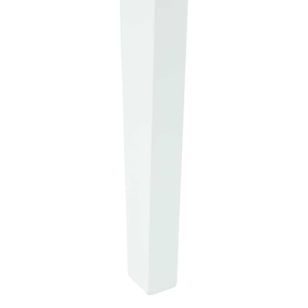 Matstolar 2 pcs Vit 42 x 47,5 x 81 cm Massiv Gummiträ