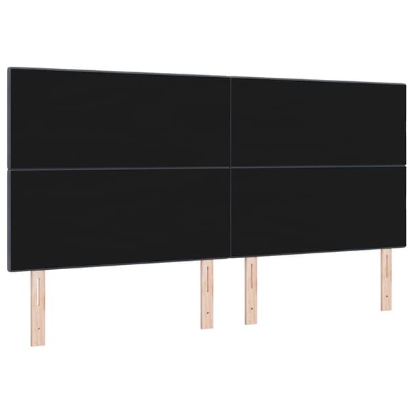 Huvudgavel Mörkgrå 200 cm Sammet