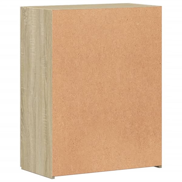 Dokumentskåp sonoma-ek 60x32x77,5 cm konstruerat trä