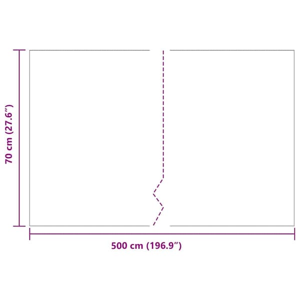 Rotspärr Svart 0,7 x 5 m polyeten