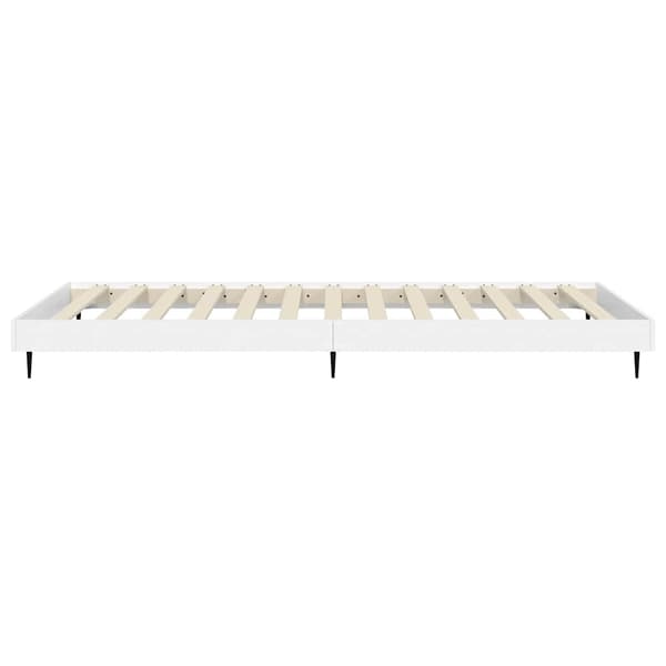 VidaXL Sängram vit 75x190 cm konstruerat trä
