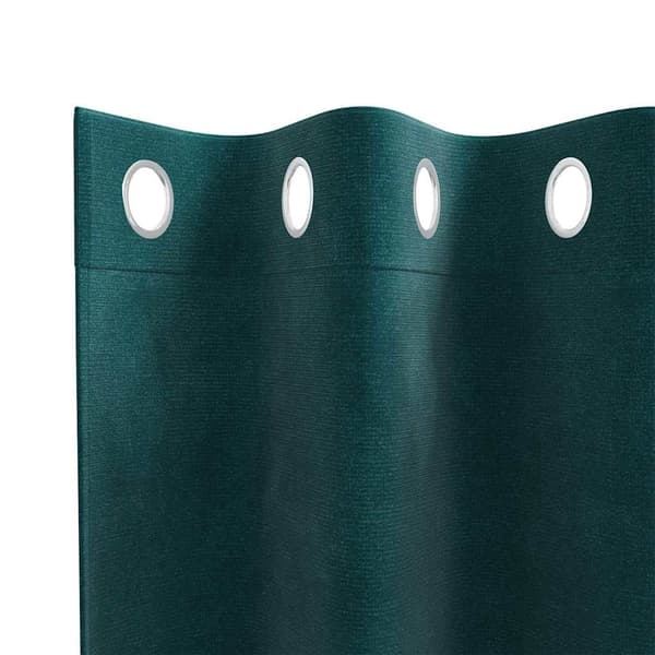 Mörkläggningsgardiner 2 st Mörkgrön 140 x 225 cm Sammet