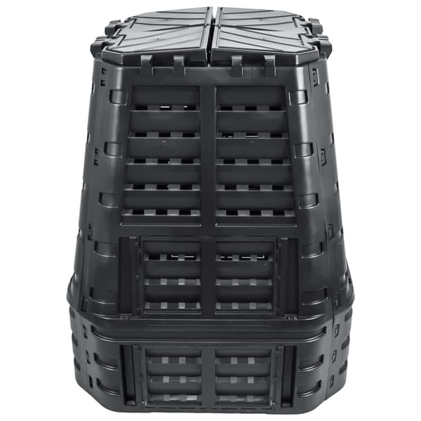 Kompostlåda svart 93,3x93,3x113 cm 740 L