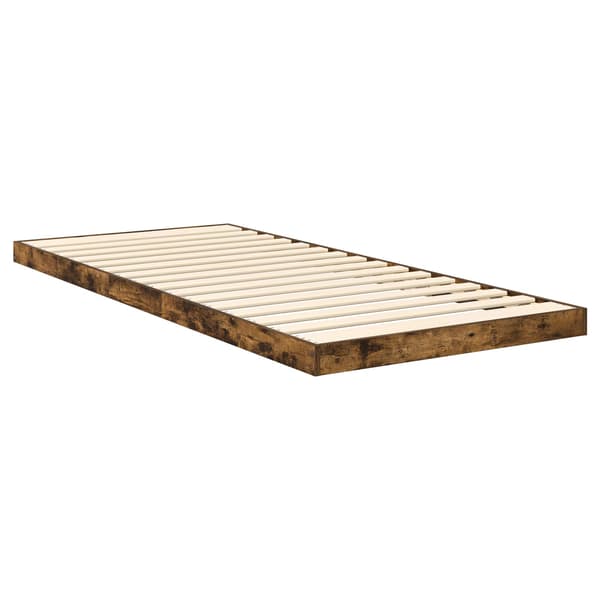 Sängram Rökt ek 90 x 200 cm Konstruerat trä