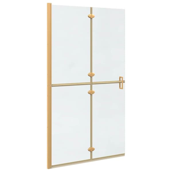 Walk-In duschvägg Guld 110 x 6,5 x 190 cm
