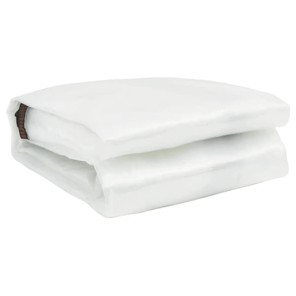 Klar presenning med öljetter 6x8 m polyeten
