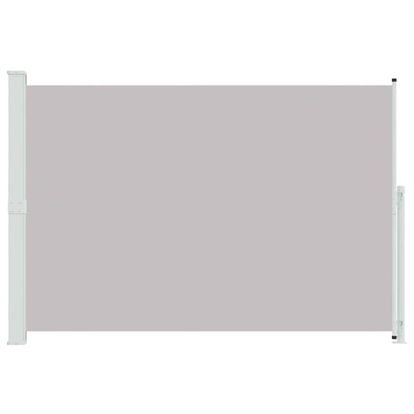 Infällbar sidomarkis 200x300 cm grå