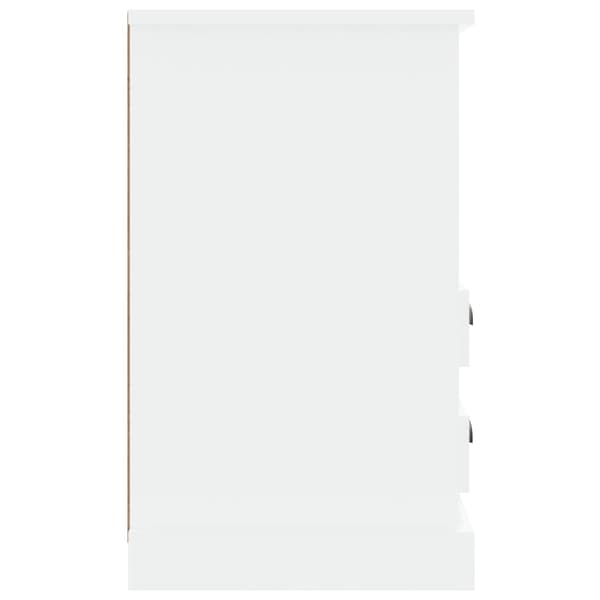 Sängbord vit 43x36x60 cm
