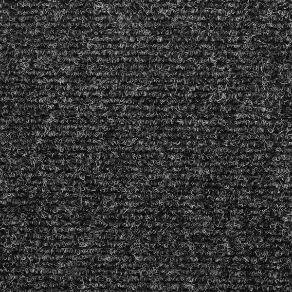 Trappmattor självhäftande 30 st 65x21x4 cm mörkgrå rektangulär kant