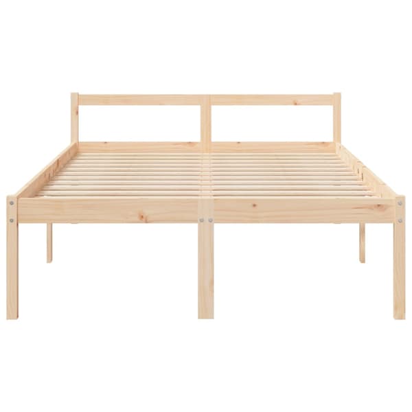 Säng 140x190 cm massiv furu