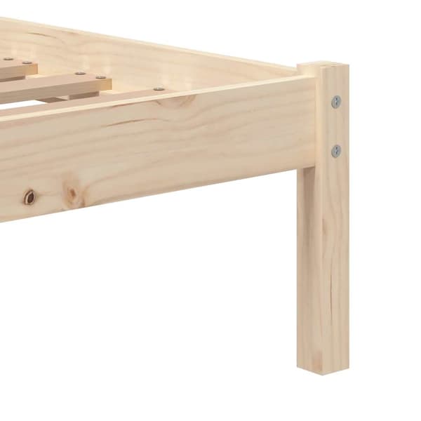 Sängram massivt trä 75x190 cm