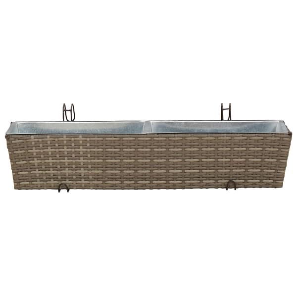 Räcke 2 pcs 80 x 17 x 17 cm Metall