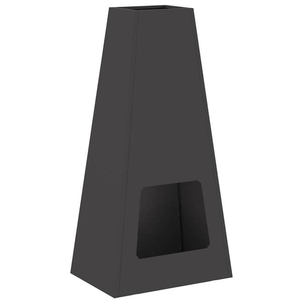 Eldstad Svart 50 x 35 x 100 cm Stål