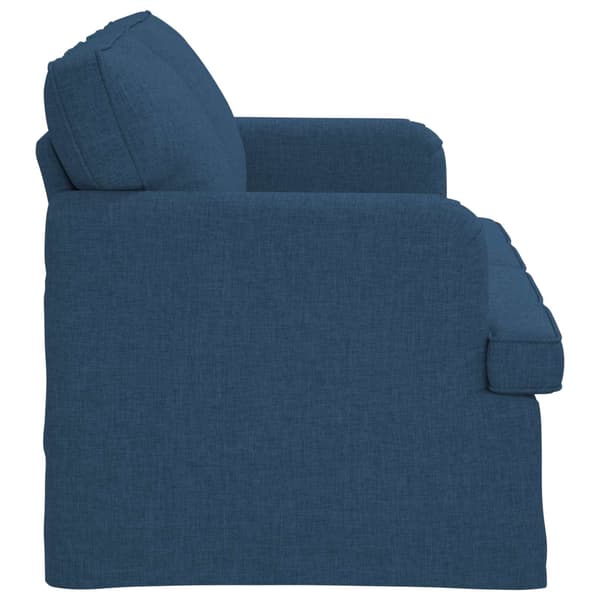 Soffa Blå 144 x 80 x 85 cm tyg