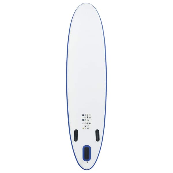 SUP surfingbräda uppblåsbar blå och vit