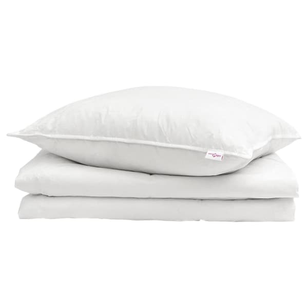Sommar Duvet med kudde 2 st Vit Dunfjäder