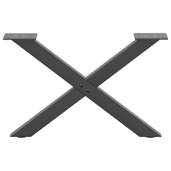 Soffbordsben X-formade 2 st antracit 60x(30-31) cm stål