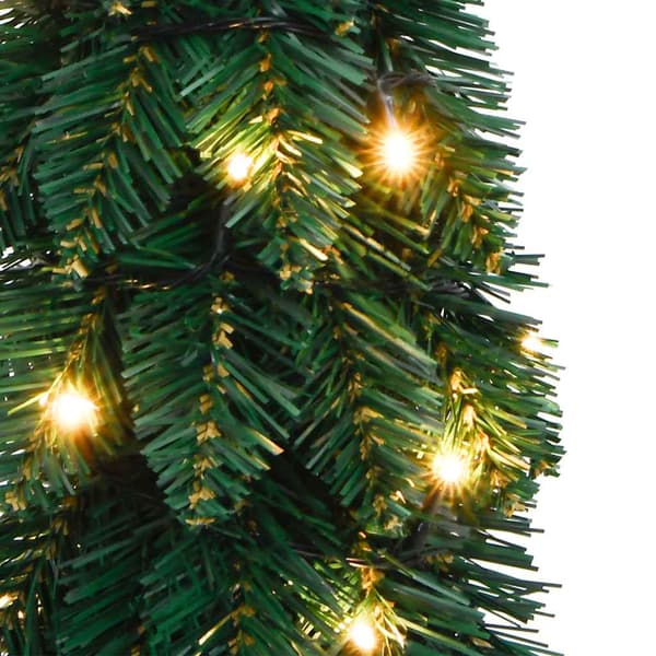Belyst plastgran med 45 LEDs 90 cm