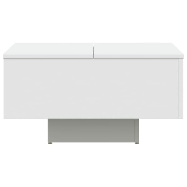 Soffbord vit 60x60x31,5 cm konstruerat trä