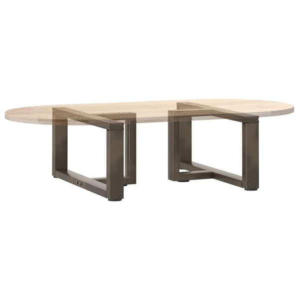 Soffbordsben T-formade 2 st svarta 60x25x(30-31) cm stål