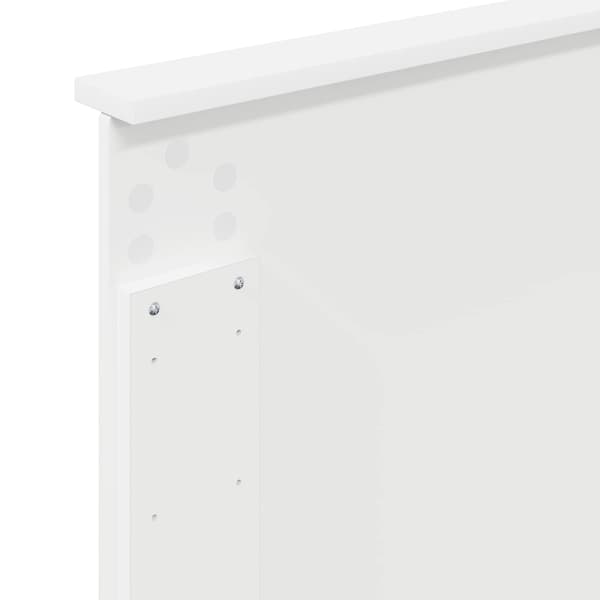 Huvudgavel Vit 100 cm Konstruerat trä