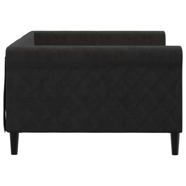 Dagbädd svart 100x200 cm sammet