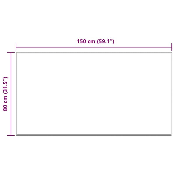 Fuskfäll matta TAFALLA Gräddvit 80 x 150 cm Polyester