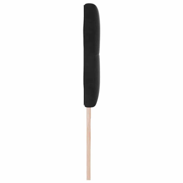 Huvudgavel Svart 180 cm Sammet