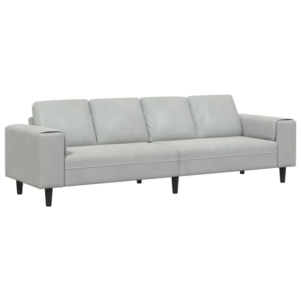 Vardagsrumsoffa Ljusgrå 250 x 77 x 76 cm