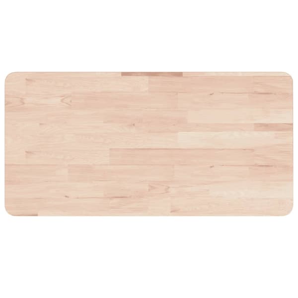 Arbetsbänk 100x60x83 cm massiv ek rektangulär