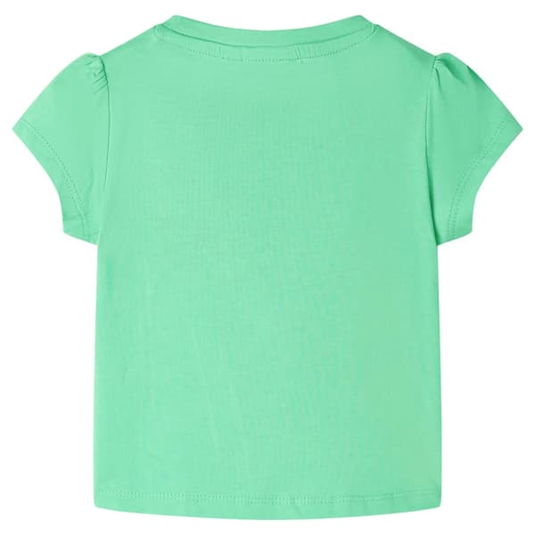 T-shirt för barn ljusgrön 104