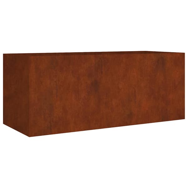 Odlingslåda 200x80x80 cm rosttrögt stål