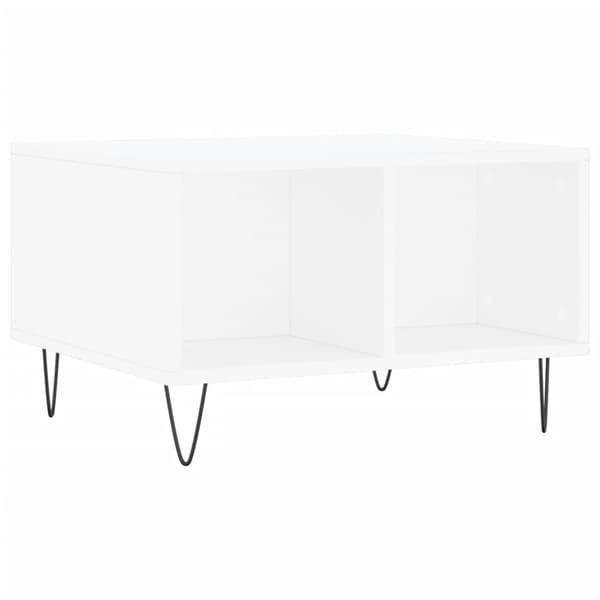 Soffbord vit 60x50x36,5 cm konstruerat trä