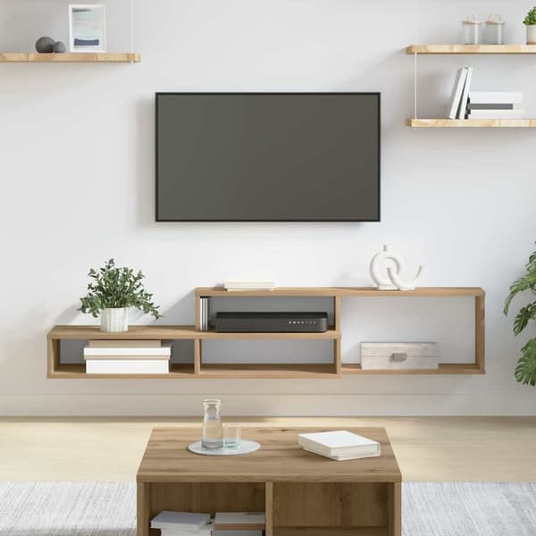 VäggTV-stativ 150x25x28,5cm Konstruerat trä
