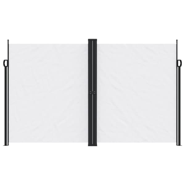 Infällbar sidomarkis vit 200x600 cm