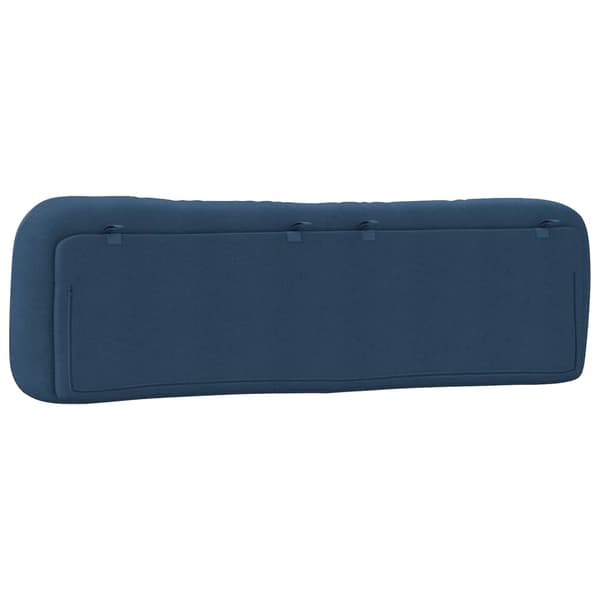 Headboard Cushion "Hvar" Blue 180 cm Fabric